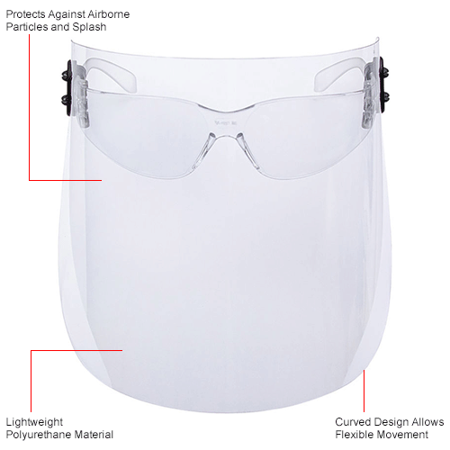 face shields to clip on glasses