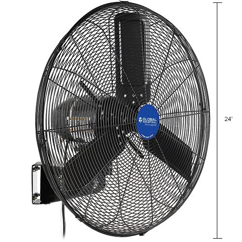 Outdoor Oscillating Wall Mounted Fan 24 In. Diameter 3/10HP 7700CFM