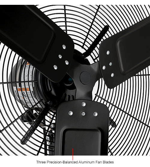 global industrial outdoor oscillating wall mounted fan