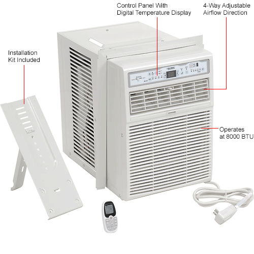 Casement Window Air Conditioner 8,000 BTU Cool, 115V, Energy Star Rated