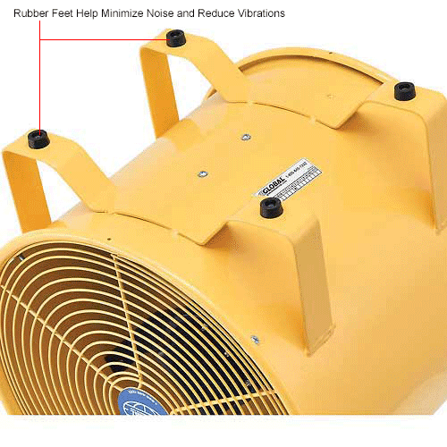 Global Industrial™ 12" Portable Ventilation Fan With 16' Flexible Duct
