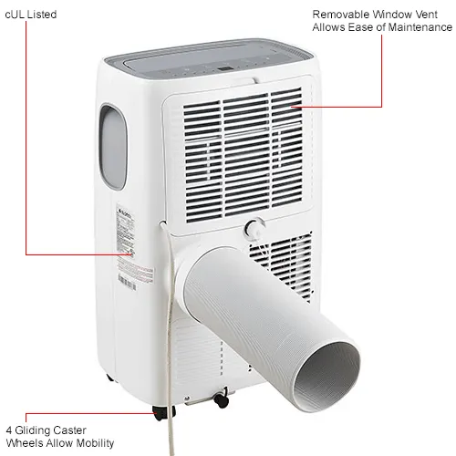 Global Industrial Portable Air Conditioner 10000 BTU 1120W 115V