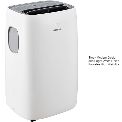 Global Industrial™ Portable Air Conditioner 14000 BTU - Cool + Heat - Wifi Enabled - 115V
																			