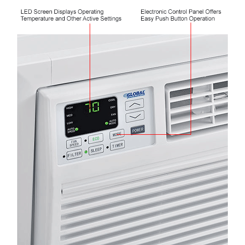 Through The Wall Air Conditioner 14,000 BTU, Cool Only, 208/230V