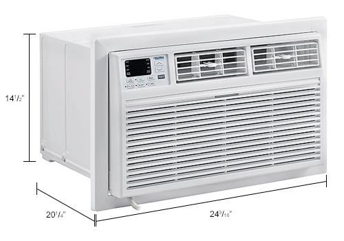 Global Industrial Wall Air Conditioner 14000 Btu Cool Only Wifi Enabled 208 230v 292857 Globalindustrial Com