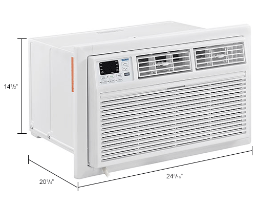 Through The Wall Air Conditioner 8,000 BTU, Cool with Heat, 115V