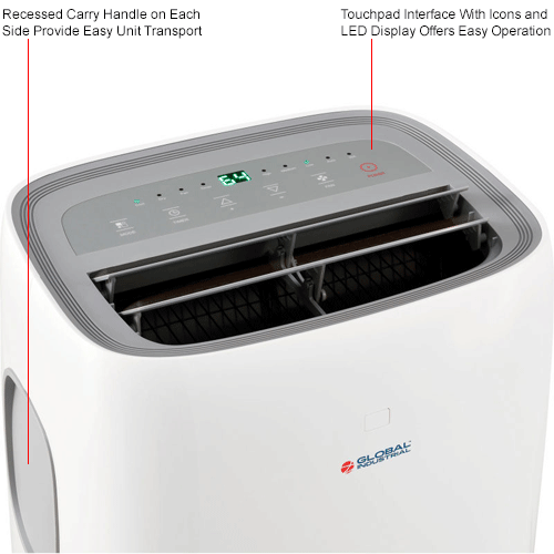 Global Industrial&#153; Portable Air Conditioner, 14,000 BTU, Cool Only, Wifi Enabled, 115V