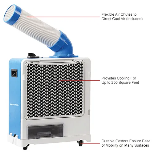 Global Industrial™ Portable Spot Cooler Air Conditioner, 6,475 BTU 