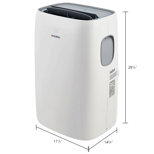 Global Industrial&#8482; Portable Air Conditioner with Heat, 12000 BTU, 115V, Wifi Enabled