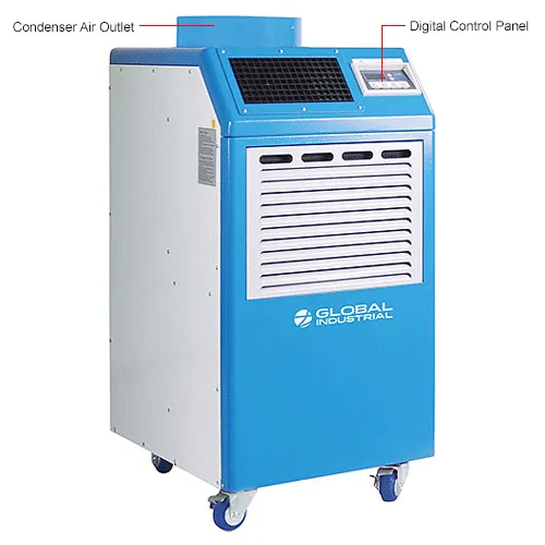 Portable air conditioner/エアコン 本体 Global Industrial™ Portable Air Conditioner W/ Heat, 1.1 Ton