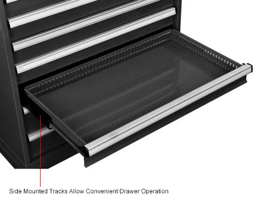 Global Industrial™ Modular Drawer Cabinet, 14 Drawers, w/ Lock, 36