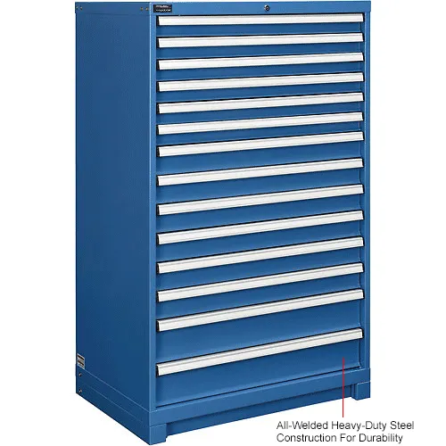 Global Industrial™ Modular Drawer Cabinet, 14 Drawers, w/ Lock, 36