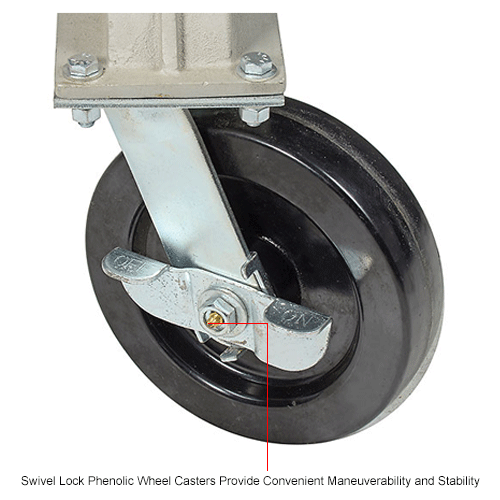 Global Industrial ™ Adjustable Height Aluminum Gantry Crane, 10'W x 7'8