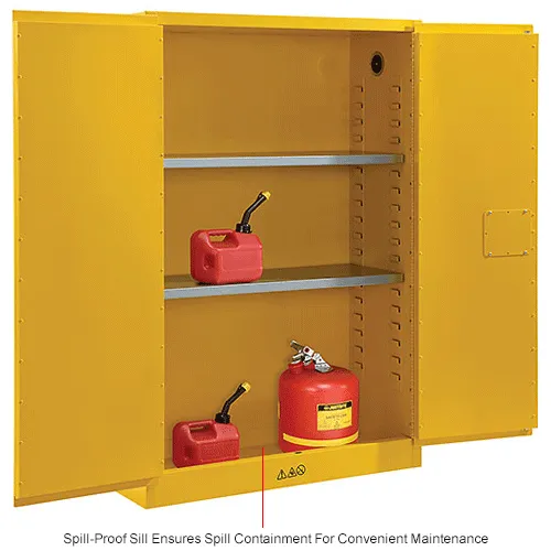 Global Industrial™ Flammable Cabinet, Manual Close Double