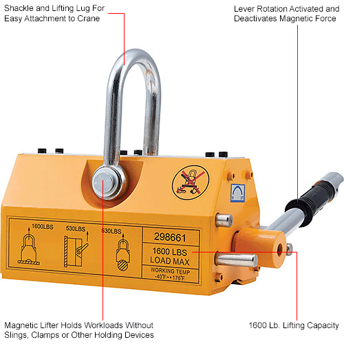 Global Industrial™ Lifting 1600 lb. Capacity