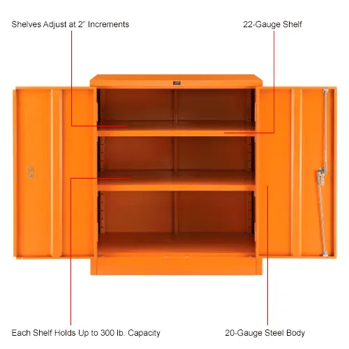 Global Industrial™ Emergency Preparedness Cabinet, Counter Height