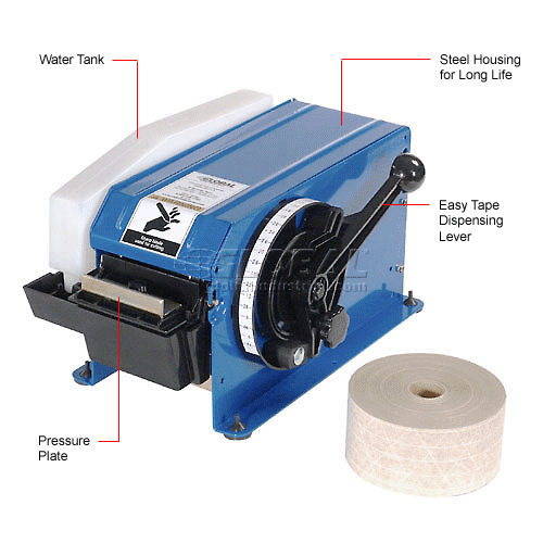 gummed tape dispenser