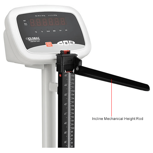 Global Industrial™ Digital Physician Scale with Height Rod 318503