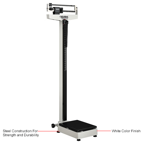 Global Industrial™ Physician Beam Scale with Height Rod
																			