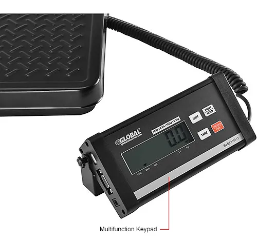 Global Industrial™ Digital Shipping Scale With AC Adapter/USB Port