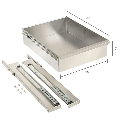 Nexel® Stainless Steel Drawer, 15