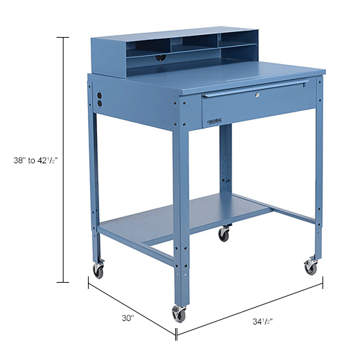 Shop Desks Mobile Shop Desks Global Industrial™ Mobile Shop Desk
