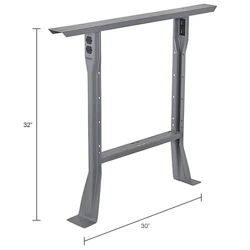 Global Industrial™ Fixed Height Steel Leg For Workbenches, 36