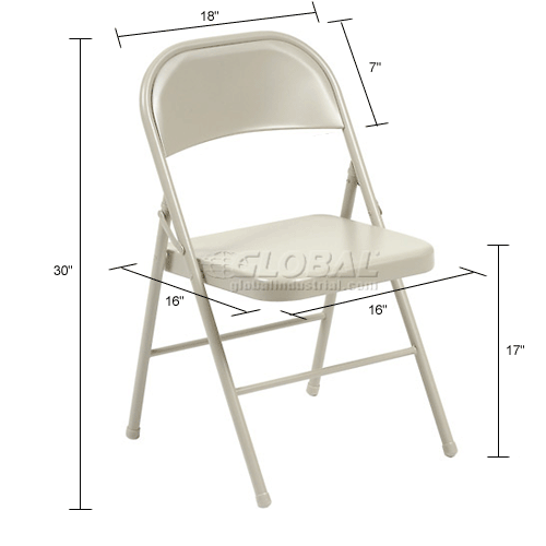 Steel Folding Chair Dimensions