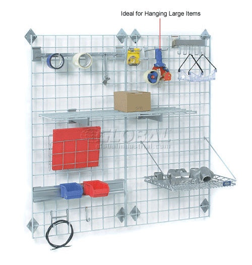 6" Grid Wall Peg Hook Pkg Qty 12 331328