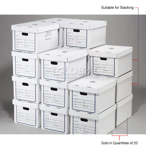 Bins, Totes & Containers BoxesRecord Storage Corrugated Transfer File Record Storage Box