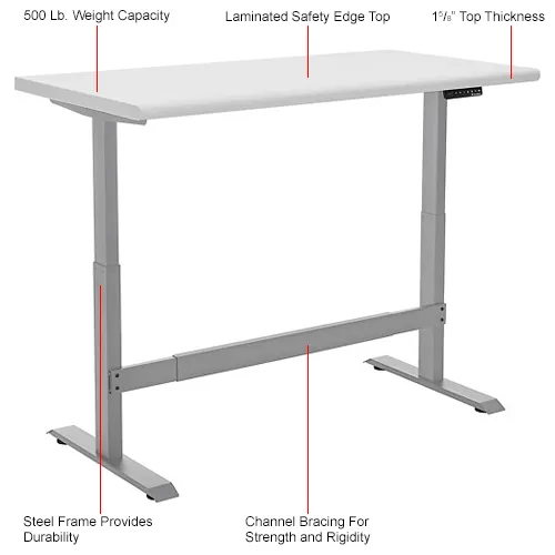 Global industrial online standing desk