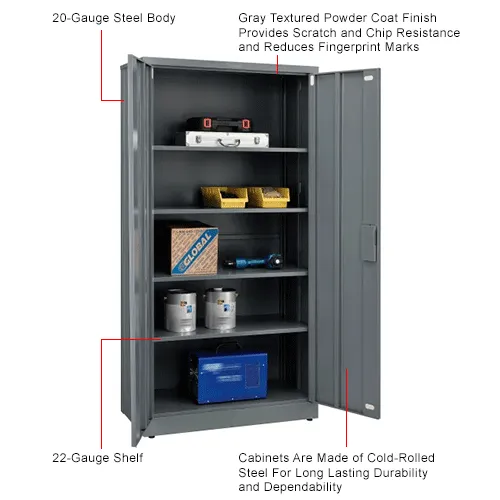 Global Industrial™ EZ Assemble Storage Cabinet, 36