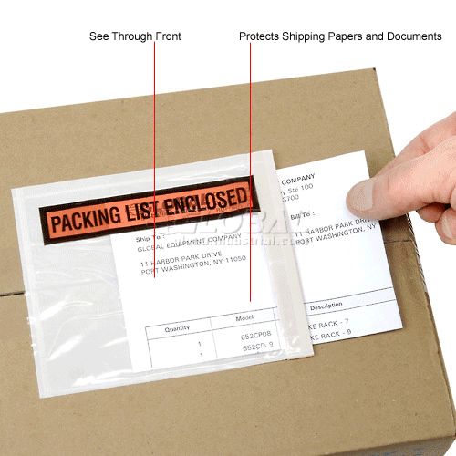 Packing List Envelopes Packing List Envelopes Clear Shipping