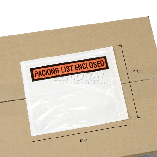 Packing List Envelopes Packing List Envelopes Clear Shipping