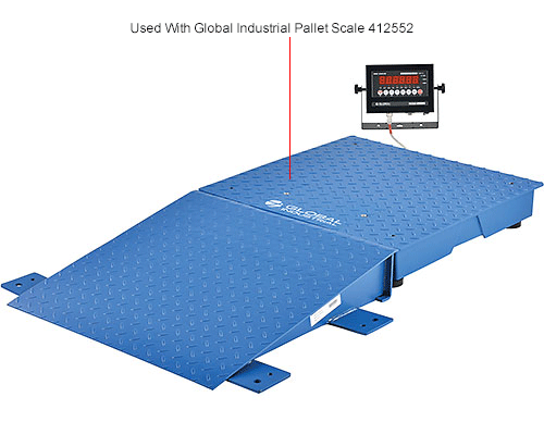 Global Industrial&#153; Ramp For 2'x2' NTEP Pallet Scale, 24"Lx24"Wx5"H, 10,000 lb Capacity