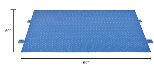 Global Industrial™ Ramp For 5'x5' NTEP Pallet Scale, 60