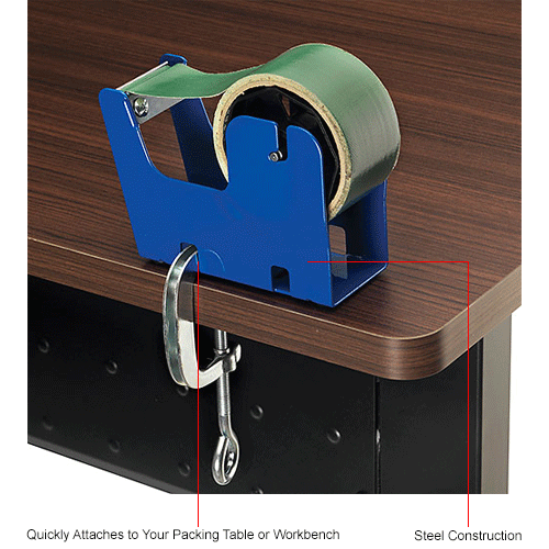 Global Industrial&#153; Bench Top Tape Dispenser with C-Clamp