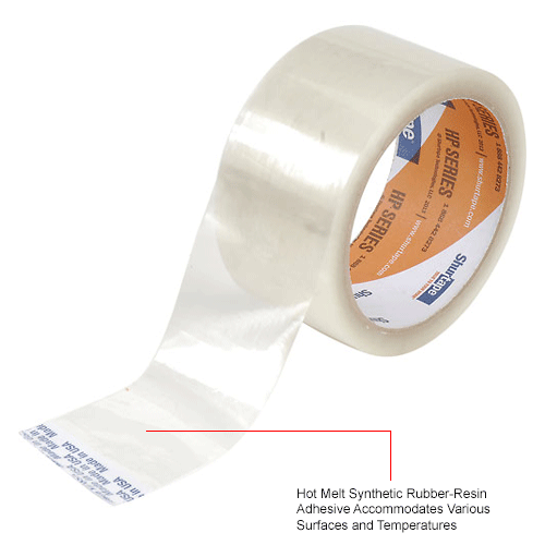 Shurtape® Carton Sealing Tape HP100 48mm x 50m 1.6 Mil Clear - Pkg 
																			