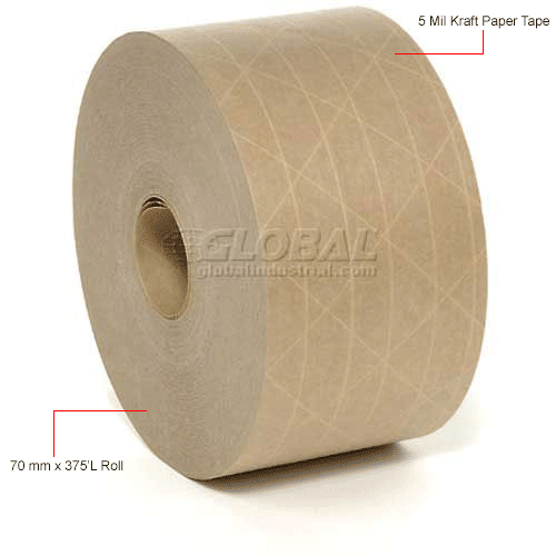 Water-Activated Tape Artist Reinforced Adhesive Ultra Durable Kraft Paper 45m 