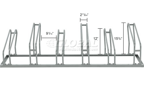 low profile bike rack