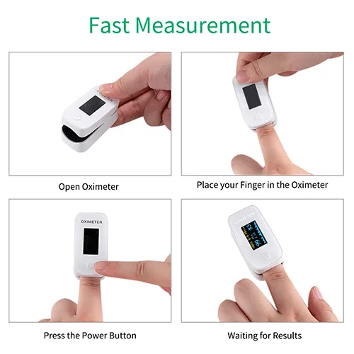 ITA-MED Fingertip Deluxe Pulse Oximeter with 6-way OLED display