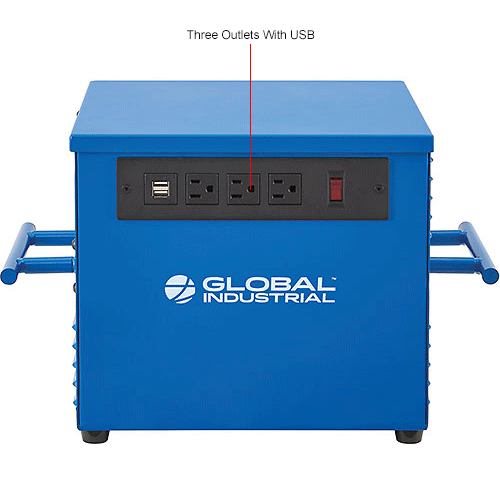 Global Industrial™ Portable Power System, 40AH/500W