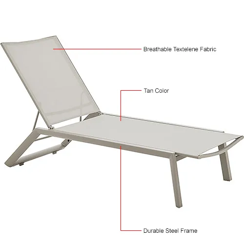 Industrial chaise online lounge