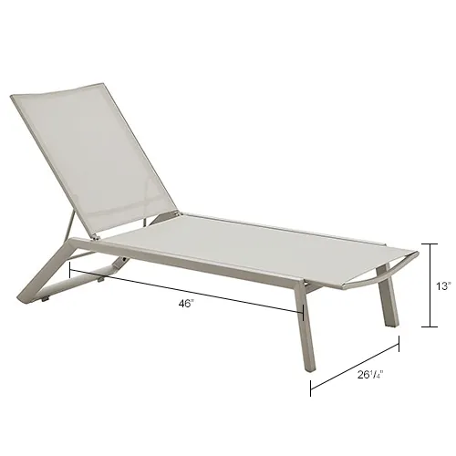 Sling chaise store lounger