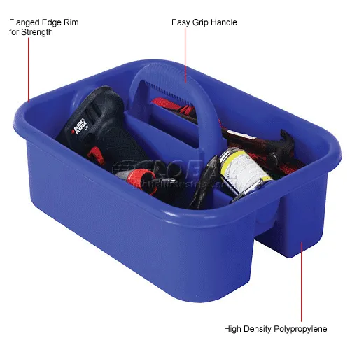 Quantum Plastic Tool Caddy TC-500BL - Pkg Qty 6
