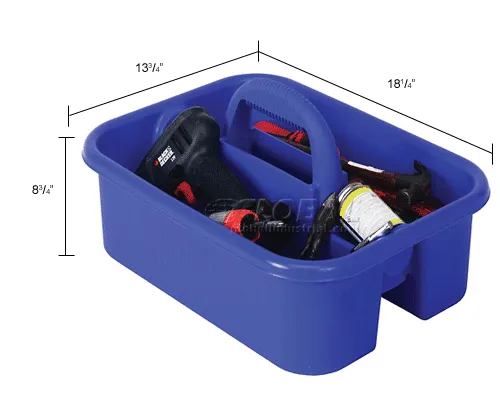 Quantum Plastic Tool Caddy TC-500BL - Pkg Qty 6