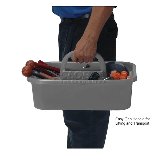 Quantum Plastic Tool Caddy TC-500GY - Pkg Qty 6