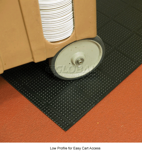 NoTrax® Deep Freeze Mat™ Anti Fatigue Mat 3/8" Thick 4' x Up to 60' Black