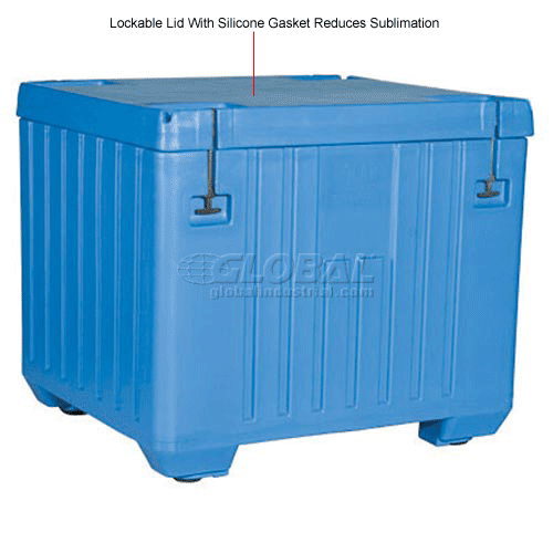 Polar Chest Dry Ice Storage Container with Lid PB30 49"L x 43"W x 43