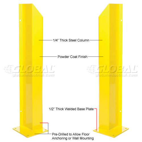 Safety Guards & Protectors Overhead Door Track Protectors Heavy